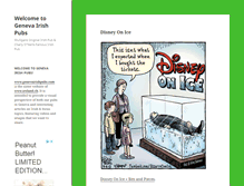 Tablet Screenshot of genevairishpubs.com